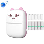 เครื่องพิมพ์ความร้อนไร้สายบลูทูธขนาดเล็ก C9 พร้อมกระดาษม้วน 1 ม้วน, พร้อมกระดาษ 5 แผ่น, พร้อมกระดาษ 10 แผ่น, พร้อมกระดาษสติกเกอร์ 5 แผ่น, พร้อมกระดาษ 5 แผ่นและสติกเกอร์ 5 แผ่น, พร้อมกระดาษ 5 แผ่น สติกเกอร์ 5 แผ่น และกระดาษสี 3 แผ่น