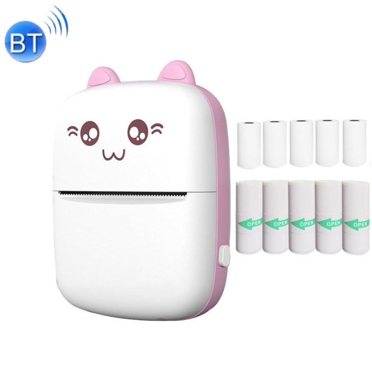 เครื่องพิมพ์ความร้อนไร้สายบลูทูธขนาดเล็ก C9 พร้อมกระดาษม้วน 1 ม้วน, พร้อมกระดาษ 5 แผ่น, พร้อมกระดาษ 10 แผ่น, พร้อมกระดาษสติกเกอร์ 5 แผ่น, พร้อมกระดาษ 5 แผ่นและสติกเกอร์ 5 แผ่น, พร้อมกระดาษ 5 แผ่น สติกเกอร์ 5 แผ่น และกระดาษสี 3 แผ่น