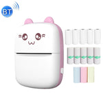 เครื่องพิมพ์ความร้อนไร้สายบลูทูธขนาดเล็ก C9 พร้อมกระดาษม้วน 1 ม้วน, พร้อมกระดาษ 5 แผ่น, พร้อมกระดาษ 10 แผ่น, พร้อมกระดาษสติกเกอร์ 5 แผ่น, พร้อมกระดาษ 5 แผ่นและสติกเกอร์ 5 แผ่น, พร้อมกระดาษ 5 แผ่น สติกเกอร์ 5 แผ่น และกระดาษสี 3 แผ่น