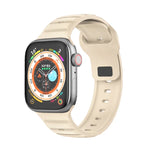 Dot Texture Fluororubber Watch Band, For Apple Watch 42mm, For Apple Watch 38mm