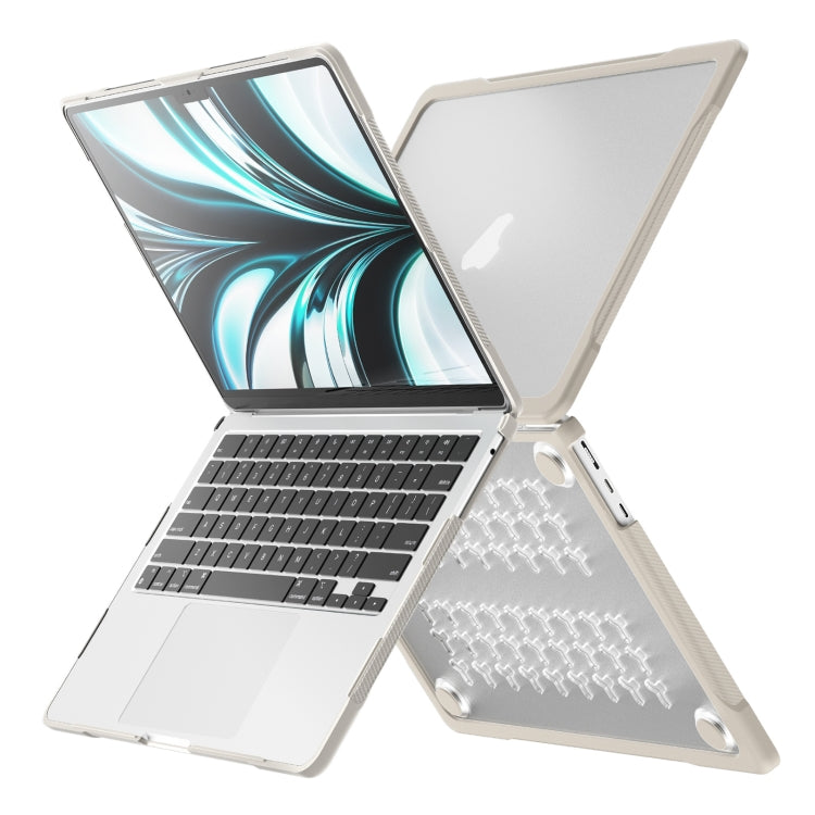 เคสป้องกันโน้ตบุ๊กใส สำหรับ MacBook Air 13.6 นิ้ว รุ่น A2681 2022 / M3 2024 A3113 / M4 2025 A3240