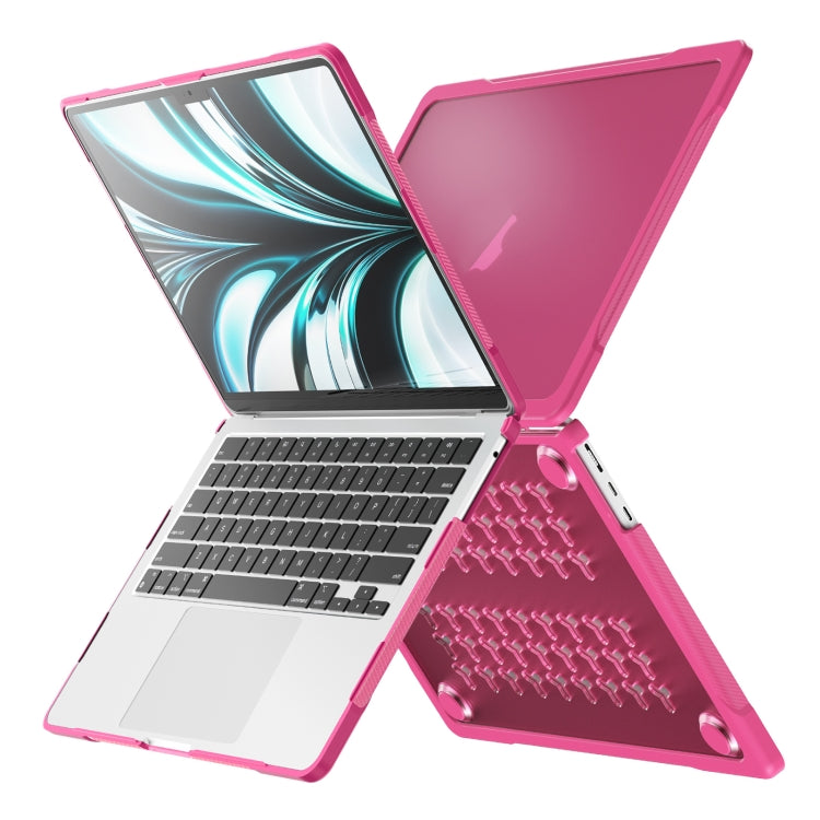 เคสป้องกันโน้ตบุ๊กใส สำหรับ MacBook Air 13.6 นิ้ว รุ่น A2681 2022 / M3 2024 A3113 / M4 2025 A3240