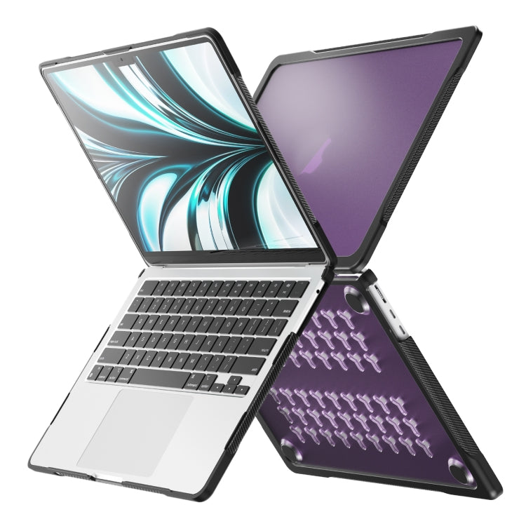 เคสป้องกันโน้ตบุ๊กใส สำหรับ MacBook Air 13.6 นิ้ว รุ่น A2681 2022 / M3 2024 A3113 / M4 2025 A3240