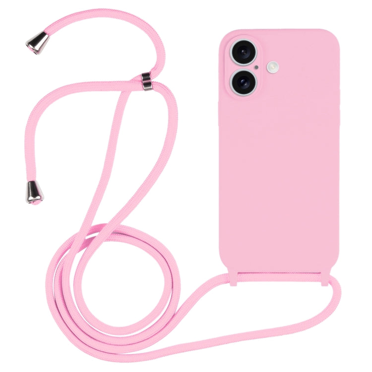เคสซิลิโคนเหลวพร้อมสายคล้องไหล่ สำหรับ iPhone 16 Pro Max, สำหรับ iPhone 16 Pro, สำหรับ iPhone 16 Plus