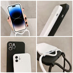 เคสซิลิโคนเหลวพร้อมสายคล้องไหล่ สำหรับ iPhone 17 Pro Max, สำหรับ iPhone 17 Pro, สำหรับ iPhone 17, สำหรับ iPhone Air