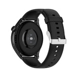 Solid Color Silicone Stainless Steel Silver Buckle Watch Band, Silver Buckle