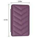 BFK02 Wave Pattern Card Bag Mobile Phone Back Sticker
