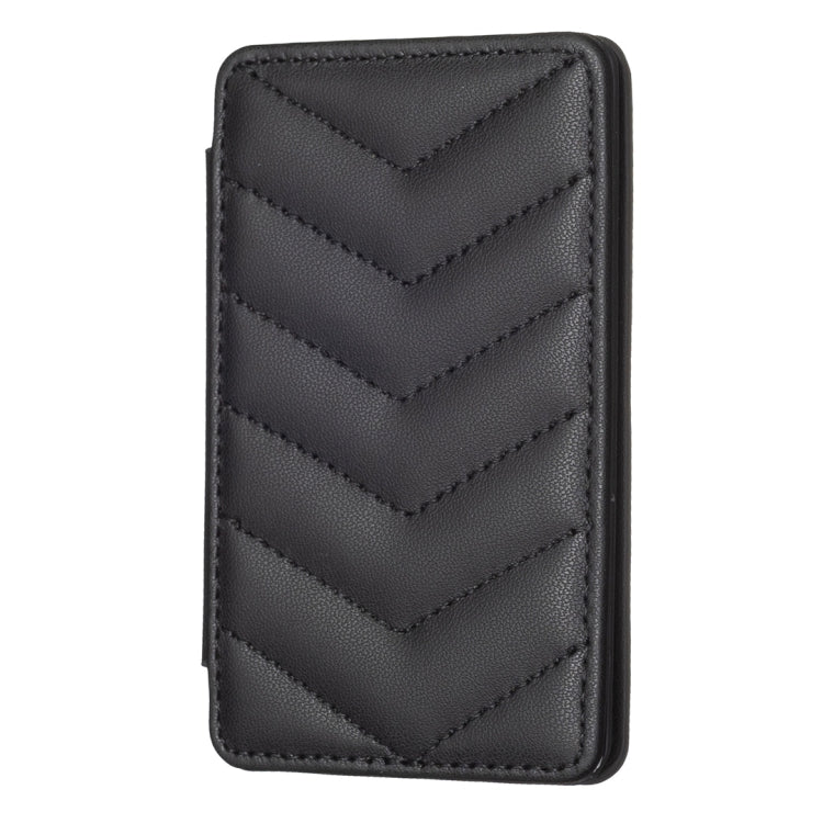 BFK02 Wave Pattern Card Bag Mobile Phone Back Sticker