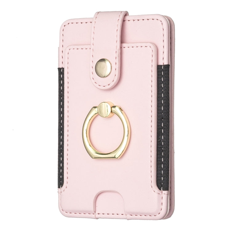 BFK03 Metal Ring Card Bag Mobile Phone Back Sticker