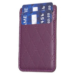 BFK11 Diamond Lattice Card Bag Mobile Phone Back Sticker