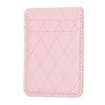 BFK11 Diamond Lattice Card Bag Mobile Phone Back Sticker