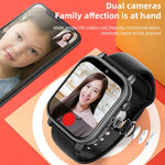 นาฬิกาอัจฉริยะ UNIWA X1S ขนาด 1.9 นิ้ว กันน้ำ IP67 4G Android 8.1 กล้องคู่ รองรับการวัดอุณหภูมิ, 1G+8G, 2G+16G