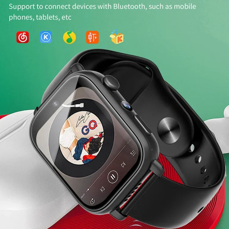 นาฬิกาอัจฉริยะ UNIWA X1S ขนาด 1.9 นิ้ว กันน้ำ IP67 4G Android 8.1 กล้องคู่ รองรับการวัดอุณหภูมิ, 1G+8G, 2G+16G