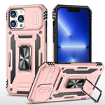 เคสโทรศัพท์เกราะ PC + TPU พร้อมชิลด์กล้อง สำหรับ iPhone 16 Pro, สำหรับ iPhone 16 Plus, สำหรับ iPhone 16, สำหรับ iPhone 15 Pro Max, สำหรับ iPhone 15 Pro, สำหรับ iPhone 15 Plus