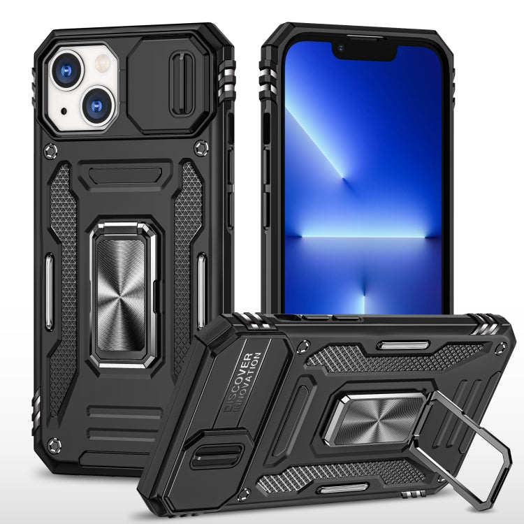 เคสโทรศัพท์เกราะ PC + TPU พร้อมชิลด์กล้อง สำหรับ iPhone 16 Pro, สำหรับ iPhone 16 Plus, สำหรับ iPhone 16, สำหรับ iPhone 15 Pro Max, สำหรับ iPhone 15 Pro, สำหรับ iPhone 15 Plus