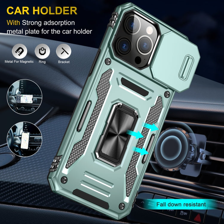 เคสโทรศัพท์เกราะ PC + TPU พร้อมชิลด์กล้อง สำหรับ iPhone 16 Pro, สำหรับ iPhone 16 Plus, สำหรับ iPhone 16, สำหรับ iPhone 15 Pro Max, สำหรับ iPhone 15 Pro, สำหรับ iPhone 15 Plus