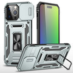 เคสโทรศัพท์เกราะ PC + TPU พร้อมชิลด์กล้อง สำหรับ iPhone 16 Pro, สำหรับ iPhone 16 Plus, สำหรับ iPhone 16, สำหรับ iPhone 15 Pro Max, สำหรับ iPhone 15 Pro, สำหรับ iPhone 15 Plus