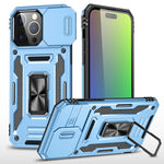 เคสโทรศัพท์เกราะ PC + TPU พร้อมชิลด์กล้อง สำหรับ iPhone 16 Pro, สำหรับ iPhone 16 Plus, สำหรับ iPhone 16, สำหรับ iPhone 15 Pro Max, สำหรับ iPhone 15 Pro, สำหรับ iPhone 15 Plus