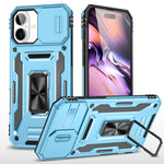 เคสโทรศัพท์เกราะ PC + TPU พร้อมชิลด์กล้อง สำหรับ iPhone 16 Pro, สำหรับ iPhone 16 Plus, สำหรับ iPhone 16, สำหรับ iPhone 15 Pro Max, สำหรับ iPhone 15 Pro, สำหรับ iPhone 15 Plus