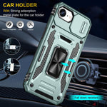 เคสโทรศัพท์เกราะ PC + TPU พร้อมชิลด์กล้อง สำหรับ iPhone 17e / 16e, สำหรับ iPhone 17 Pro Max, สำหรับ iPhone 17 Pro, สำหรับ iPhone 17, สำหรับ iPhone Air, สำหรับ iPhone 16 Pro Max