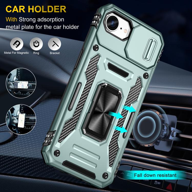 เคสโทรศัพท์เกราะ PC + TPU พร้อมชิลด์กล้อง สำหรับ iPhone 17e / 16e, สำหรับ iPhone 17 Pro Max, สำหรับ iPhone 17 Pro, สำหรับ iPhone 17, สำหรับ iPhone Air, สำหรับ iPhone 16 Pro Max
