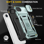 เคสโทรศัพท์เกราะ PC + TPU พร้อมชิลด์กล้อง สำหรับ iPhone 17e / 16e, สำหรับ iPhone 17 Pro Max, สำหรับ iPhone 17 Pro, สำหรับ iPhone 17, สำหรับ iPhone Air, สำหรับ iPhone 16 Pro Max