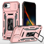 เคสโทรศัพท์เกราะ PC + TPU พร้อมชิลด์กล้อง สำหรับ iPhone 17e / 16e, สำหรับ iPhone 17 Pro Max, สำหรับ iPhone 17 Pro, สำหรับ iPhone 17, สำหรับ iPhone Air, สำหรับ iPhone 16 Pro Max