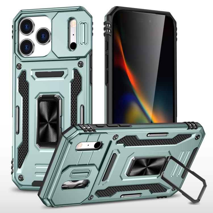 เคสโทรศัพท์เกราะ PC + TPU พร้อมชิลด์กล้อง สำหรับ iPhone 17e / 16e, สำหรับ iPhone 17 Pro Max, สำหรับ iPhone 17 Pro, สำหรับ iPhone 17, สำหรับ iPhone Air, สำหรับ iPhone 16 Pro Max
