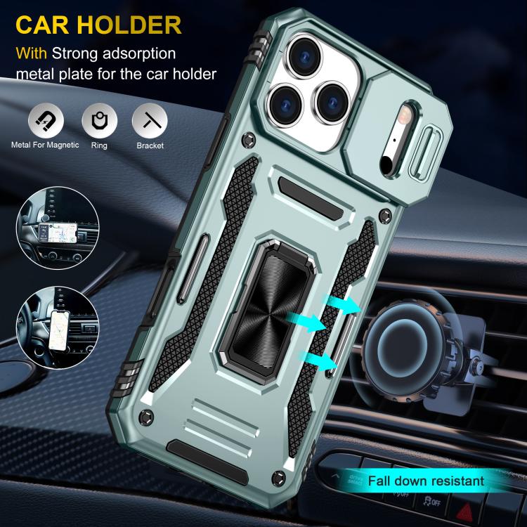 เคสโทรศัพท์เกราะ PC + TPU พร้อมชิลด์กล้อง สำหรับ iPhone 17e / 16e, สำหรับ iPhone 17 Pro Max, สำหรับ iPhone 17 Pro, สำหรับ iPhone 17, สำหรับ iPhone Air, สำหรับ iPhone 16 Pro Max