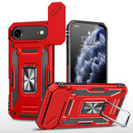 เคสโทรศัพท์เกราะ PC + TPU พร้อมชิลด์กล้อง สำหรับ iPhone 17e / 16e, สำหรับ iPhone 17 Pro Max, สำหรับ iPhone 17 Pro, สำหรับ iPhone 17, สำหรับ iPhone Air, สำหรับ iPhone 16 Pro Max