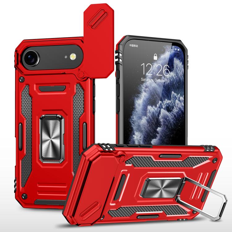 เคสโทรศัพท์เกราะ PC + TPU พร้อมชิลด์กล้อง สำหรับ iPhone 17e / 16e, สำหรับ iPhone 17 Pro Max, สำหรับ iPhone 17 Pro, สำหรับ iPhone 17, สำหรับ iPhone Air, สำหรับ iPhone 16 Pro Max