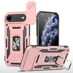 เคสโทรศัพท์เกราะ PC + TPU พร้อมชิลด์กล้อง สำหรับ iPhone 17e / 16e, สำหรับ iPhone 17 Pro Max, สำหรับ iPhone 17 Pro, สำหรับ iPhone 17, สำหรับ iPhone Air, สำหรับ iPhone 16 Pro Max