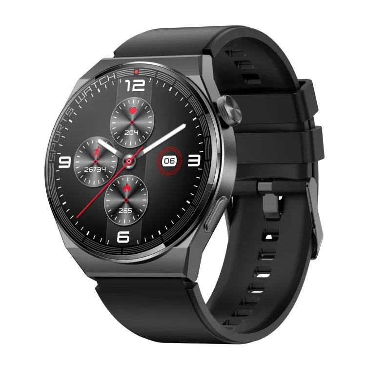 นาฬิกาอัจฉริยะ KT62 หน้าจอกลม TFT ขนาด 1.36 นิ้ว รองรับการโทร Bluetooth/ตรวจวัดออกซิเจนในเลือด พร้อมสายซิลิโคน, สายหนัง, สายเหล็ก