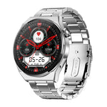 นาฬิกาอัจฉริยะ KT62 หน้าจอกลม TFT ขนาด 1.36 นิ้ว รองรับการโทร Bluetooth/ตรวจวัดออกซิเจนในเลือด พร้อมสายซิลิโคน, สายหนัง, สายเหล็ก
