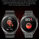 นาฬิกาอัจฉริยะ KT62 หน้าจอกลม TFT ขนาด 1.36 นิ้ว รองรับการโทร Bluetooth/ตรวจวัดออกซิเจนในเลือด พร้อมสายซิลิโคน, สายหนัง, สายเหล็ก