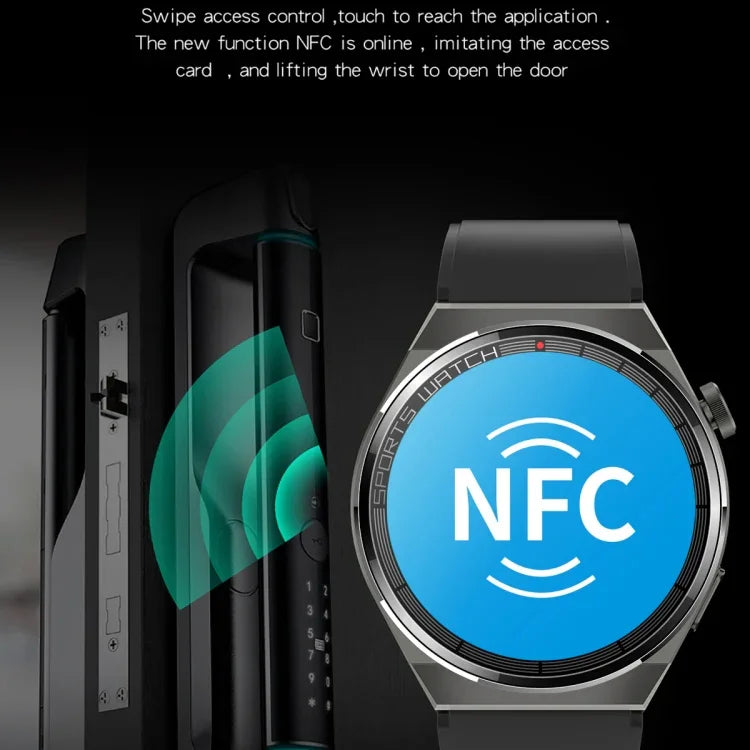 นาฬิกาอัจฉริยะ KT62 หน้าจอกลม TFT ขนาด 1.36 นิ้ว รองรับการโทร Bluetooth/ตรวจวัดออกซิเจนในเลือด พร้อมสายซิลิโคน, สายหนัง, สายเหล็ก
