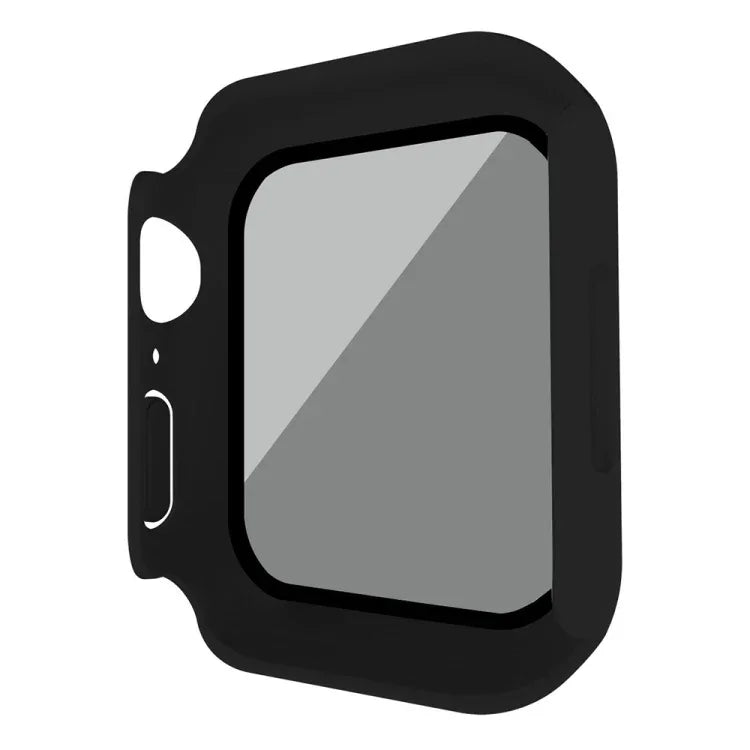 Frosted PC + Anti-spy Tempered Film Integrated Watch Protective Case, For Apple Watch SE 2025 / 2023 / 2022 44mm, For Apple Watch SE 2025 / 2023 / 2022 40mm, For Apple Watch Ultra 3 / 2 / 1 49mm, For Apple Watch 9 / 8 45mm, For Apple Watch 9 / 8 41mm  ...