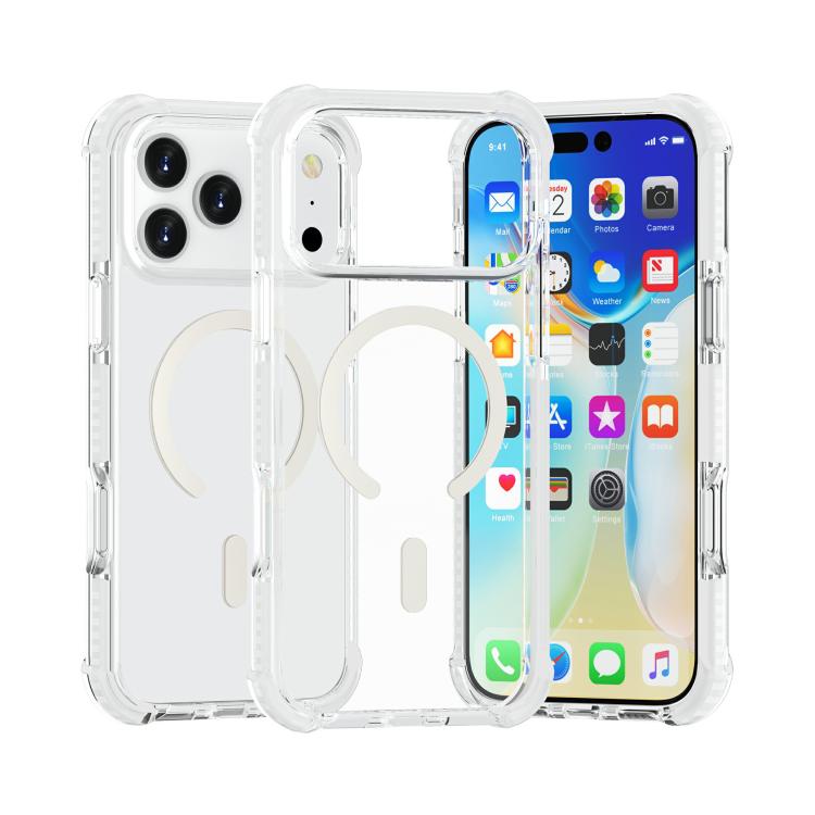 เคสโทรศัพท์อะคริลิกกันกระแทกแม่เหล็ก Magsafe สำหรับ iPhone 17e / 16e, สำหรับ iPhone 17 Pro Max, สำหรับ iPhone 17 Pro, สำหรับ iPhone 17, สำหรับ iPhone Air