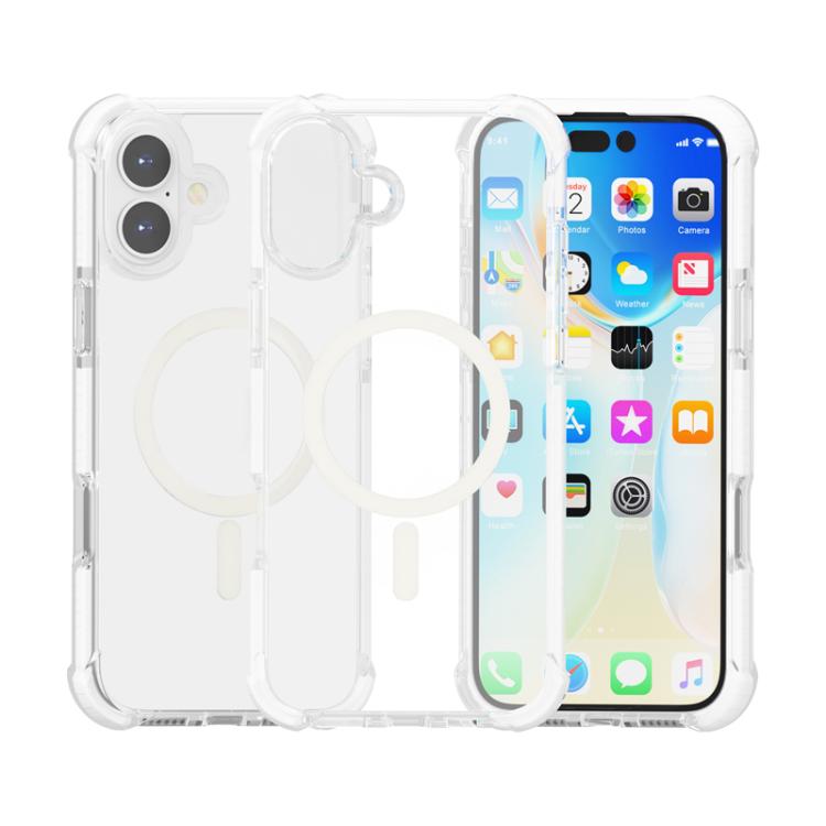 เคสโทรศัพท์อะคริลิกกันกระแทกแม่เหล็ก Magsafe สำหรับ iPhone 17e / 16e, สำหรับ iPhone 17 Pro Max, สำหรับ iPhone 17 Pro, สำหรับ iPhone 17, สำหรับ iPhone Air