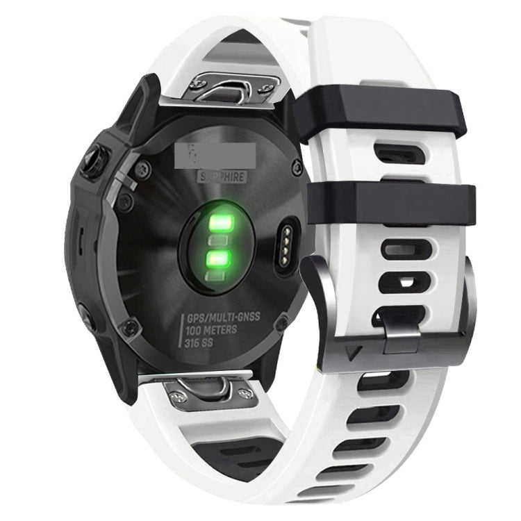 Sports Two-Color Silicone Watch Band, For Garmin Instinct 2X Solar, For Garmin Enduro 2, For Garmin Epix Pro 51mm
