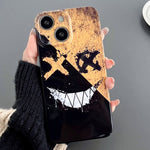 Painted Pattern Precise Hole PC Phone Case, For iPhone 14