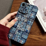 Painted Pattern Precise Hole PC Phone Case, For iPhone SE 2022 / 2020 / 8 / 7