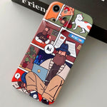 Painted Pattern Precise Hole PC Phone Case, For iPhone SE 2022 / 2020 / 8 / 7