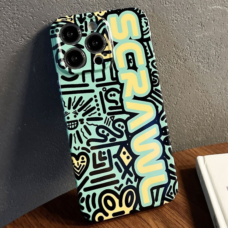 Painted Pattern Precise Hole PC Phone Case, For iPhone 13 Pro