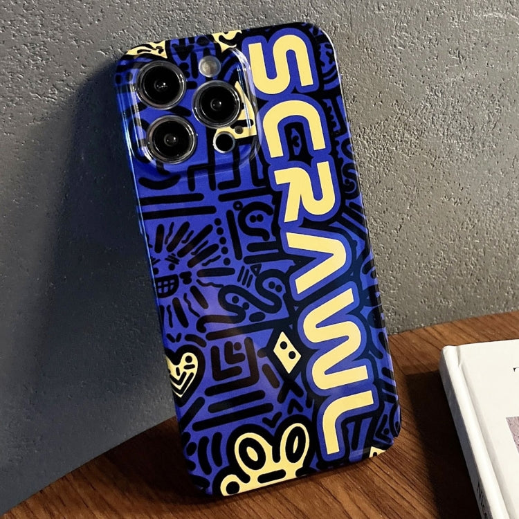 Painted Pattern Precise Hole PC Phone Case, For iPhone 13 Pro
