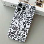 Painted Pattern Precise Hole PC Phone Case, For iPhone 12 Pro Max