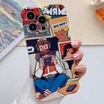 Painted Pattern Precise Hole PC Phone Case, For iPhone 12 Pro