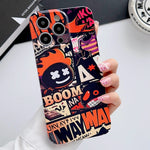 Painted Pattern Precise Hole PC Phone Case, For iPhone 11 Pro
