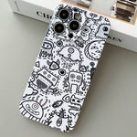 Painted Pattern Precise Hole PC Phone Case, For iPhone 11 Pro