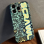 Painted Pattern Precise Hole PC Phone Case, For iPhone 11 Pro